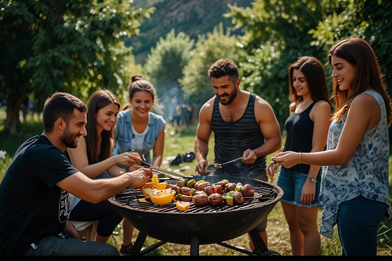 Tnd grill barbeque gartenparty lecker essen 01