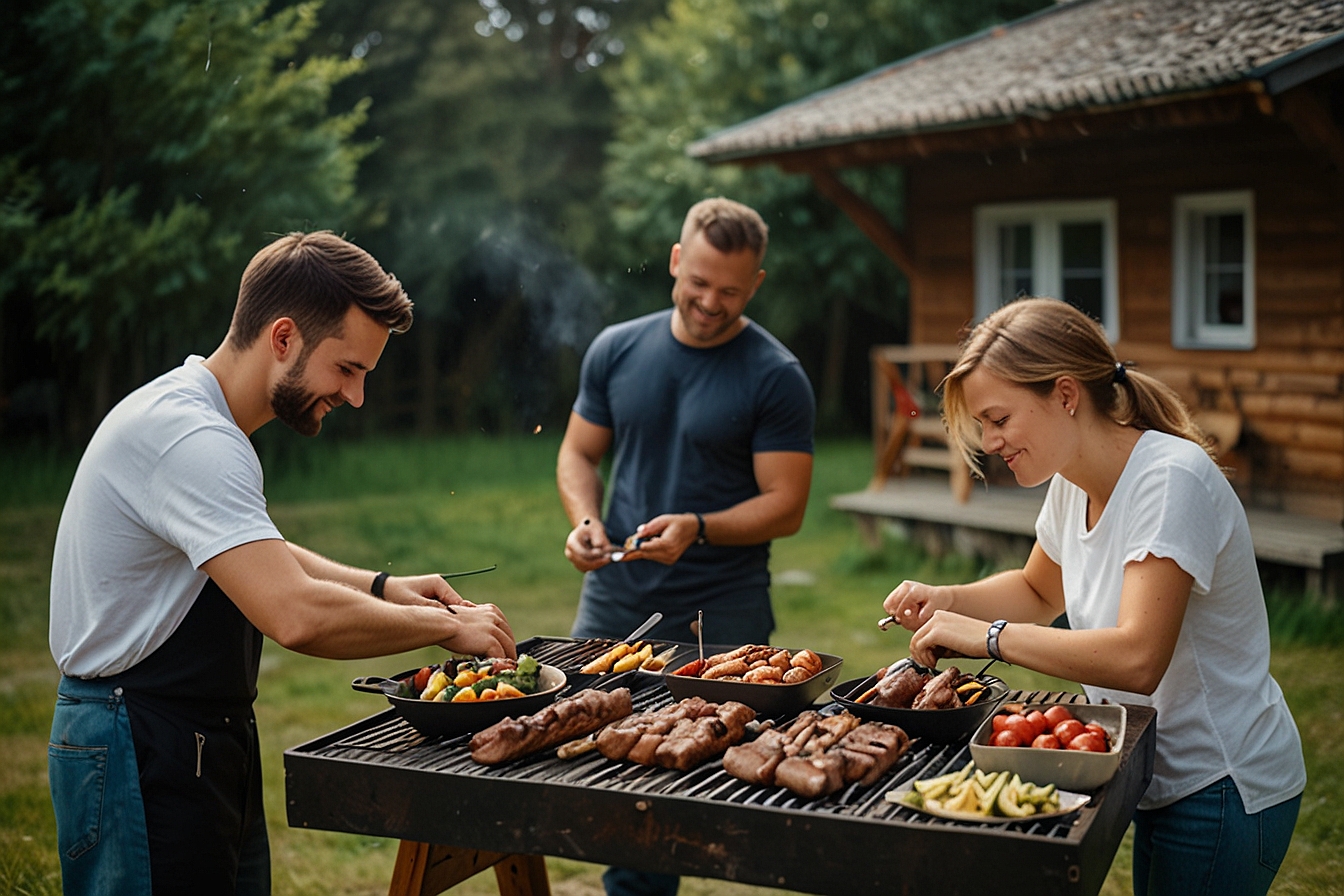 Tnd grill barbeque gartenparty lecker essen 03