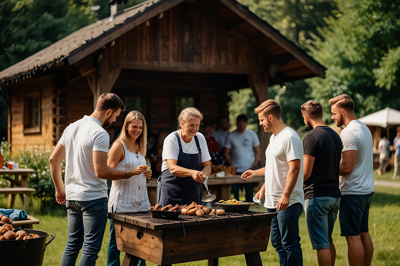 Tnd grill barbeque gartenparty lecker essen 05