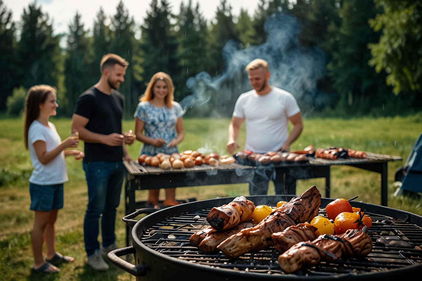 Tnd grill holzkohle gasgrill camping urlaub 08