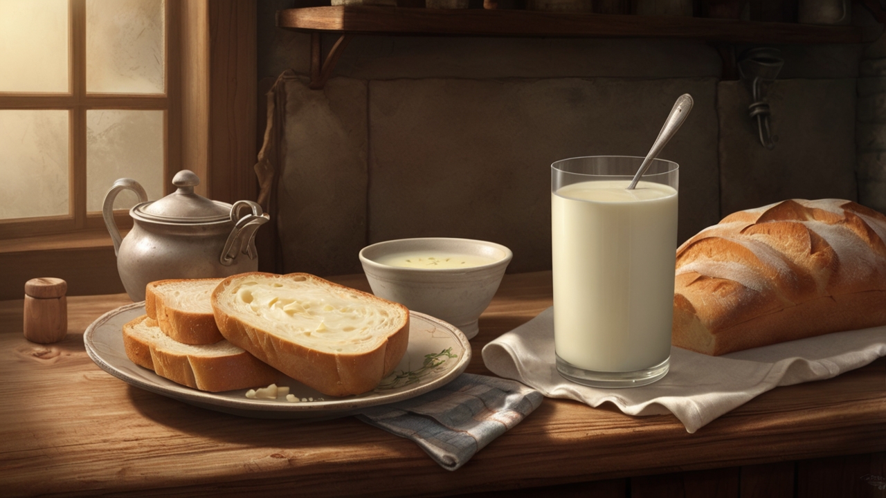 Tnd milchsuppe brot fruechte fisch 03