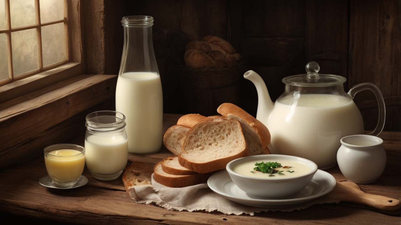 Tnd milchsuppe brot fruechte fisch 04
