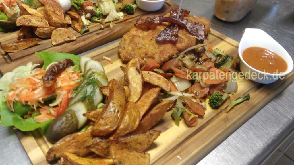 Karpatenschnitzel gastronomie genuss lecker