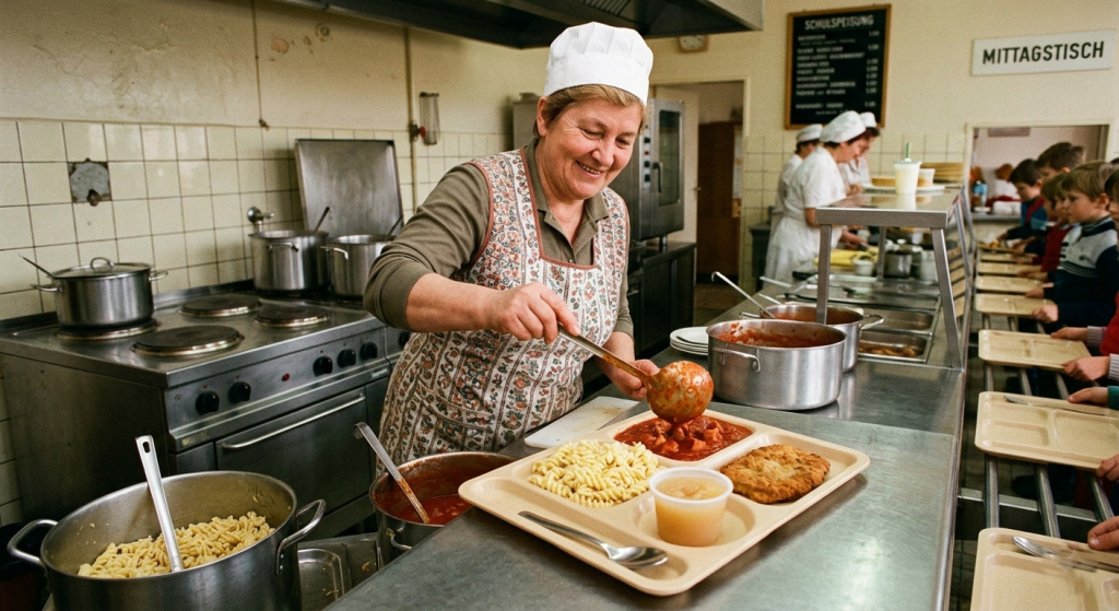 Tnd ddr jaegerschnitzel spirelli tomatensauce