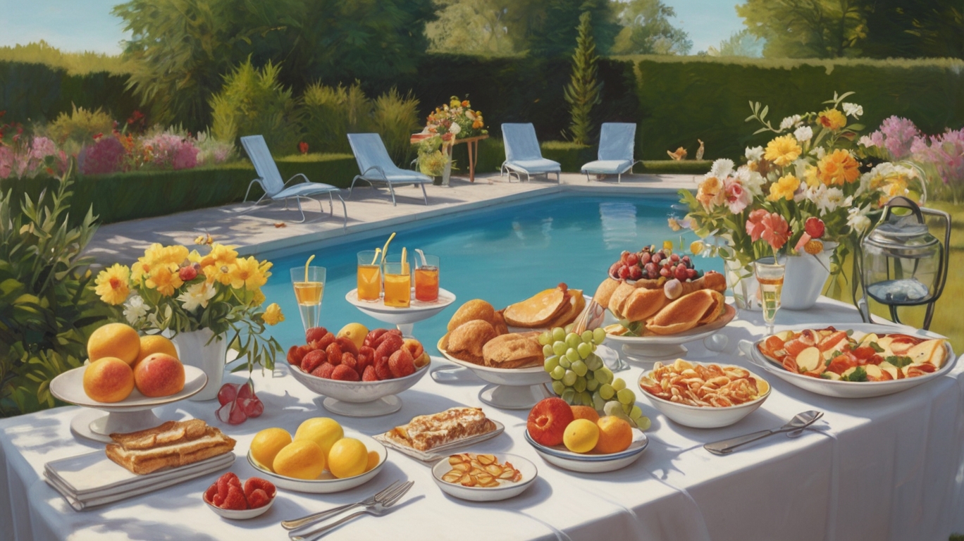 Tnd poolparty garten sommer