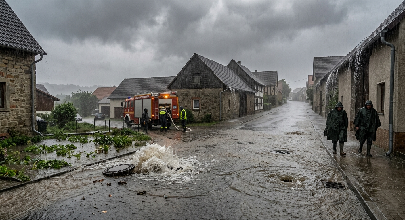 Tnd starkregen hochwasser gewitterfront mitteldeutschland