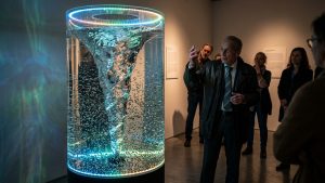 „De storm in een glas water“: Wie Aluf-Olie Veerpakken die Natur im Mikrokosmos einfängt